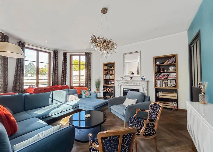 Grand T4 Luxe, Spa, Cheminee Baby-foot, Jardin Lägenhet Aix-les-Bains